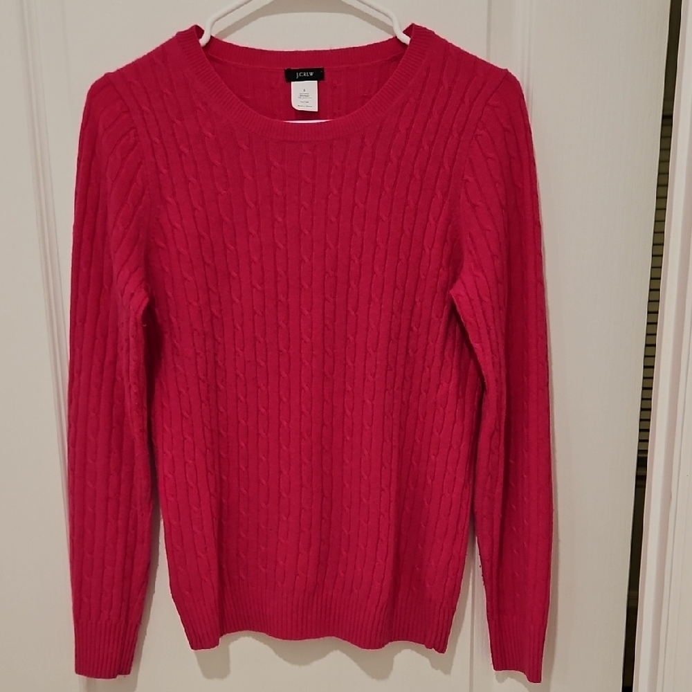 J. Crew Cable Knit Sweater Sz S
